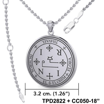 Sigil of the Archangel Thavael Sterling Silver Pendant TPD2822 - Jewelry